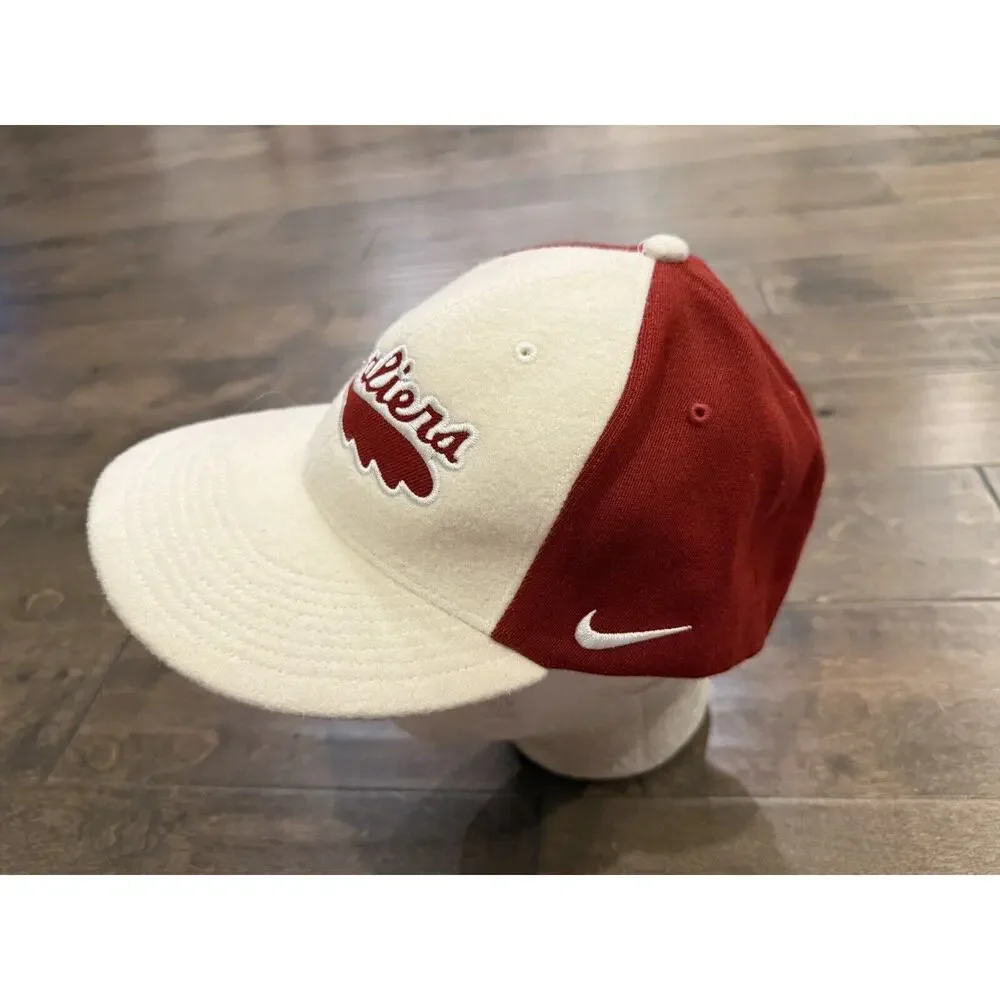 Vintage Nike NBA Cleveland Cavaliers Swoosh Fitted Hat Size XL Wool Baseball Cap